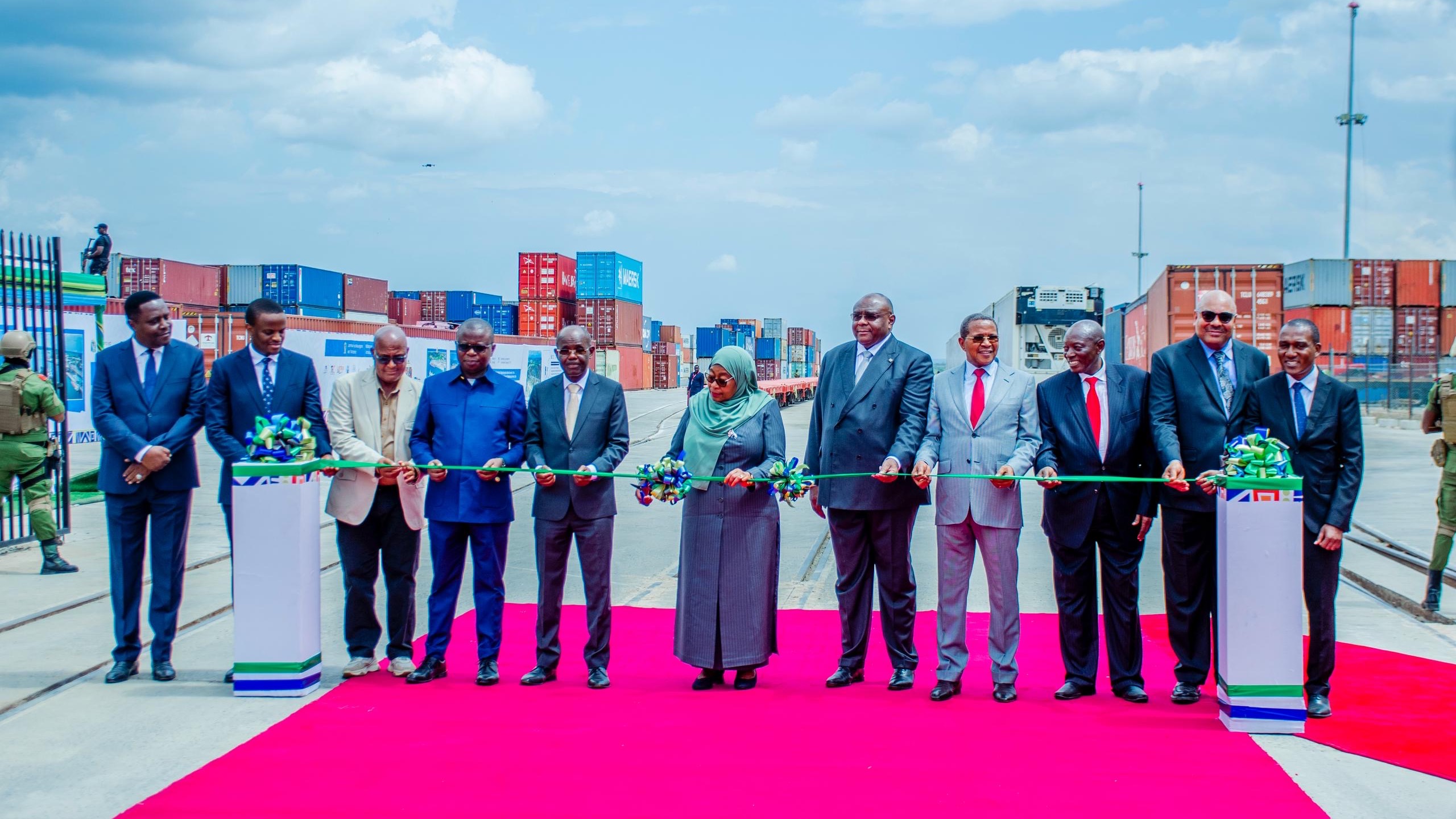 Rais Mhe. Dkt. Samia Suluhu azindua rasmi Bandari Kavu ya Kwala na Uanzishwaji wa huduma ya usafiri wa treni ya mizigo ya reli ya kisasa (SGR)